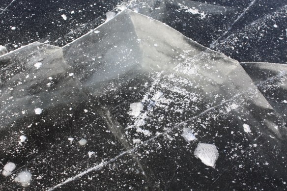 What's a little crack in the ice? . . . .