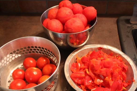 Tomato prep . . . . how many more pounds?
