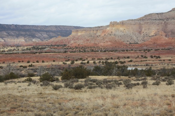 Red and yellow cliffs . . . . 
