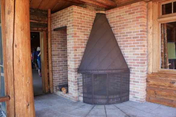 A warm fire for cool evenings . . . . 